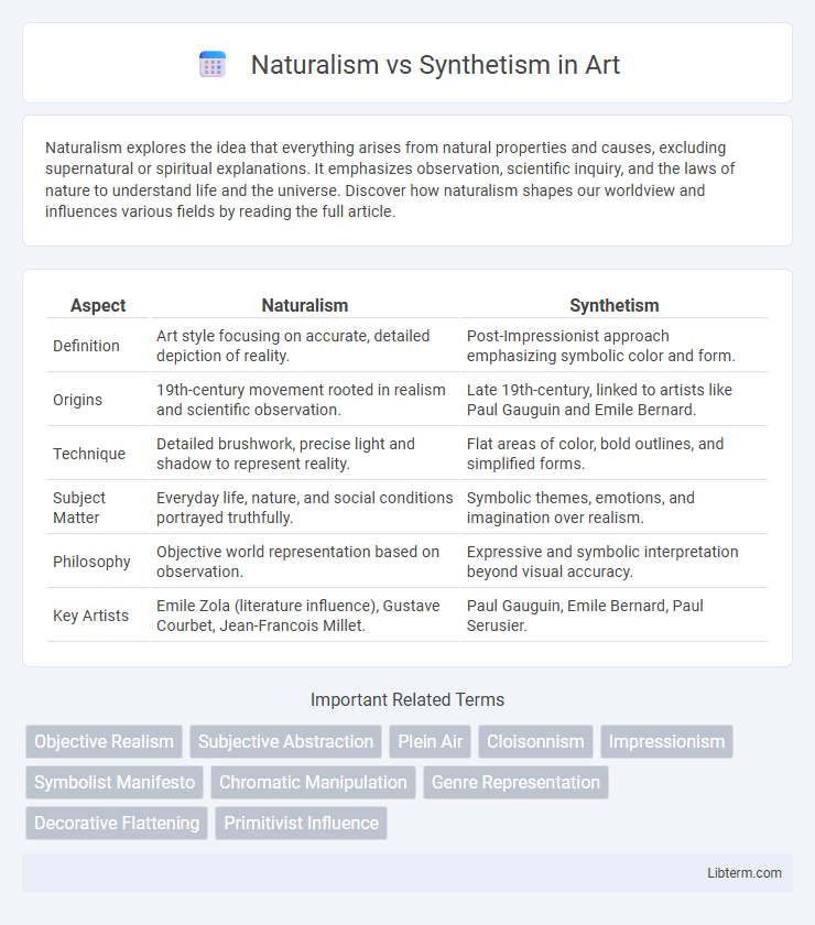 Synthetism vs Naturalism in Art - What is The Difference?