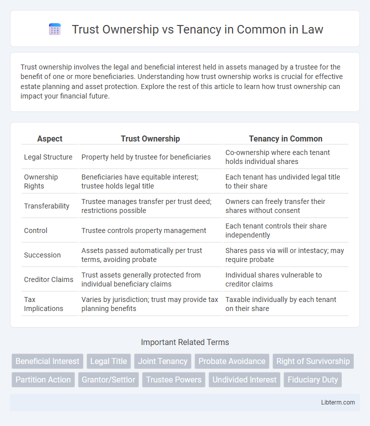 Tenancy in Common vs Trust Ownership in Law - What is The Difference?