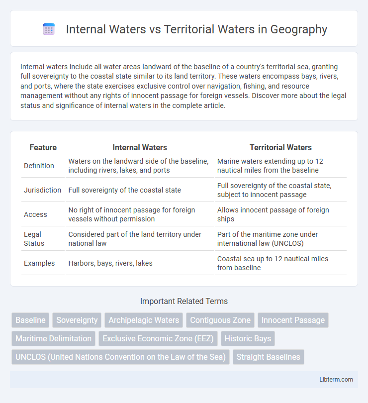 Territorial Waters vs Internal Waters in Geography - What is The Difference?