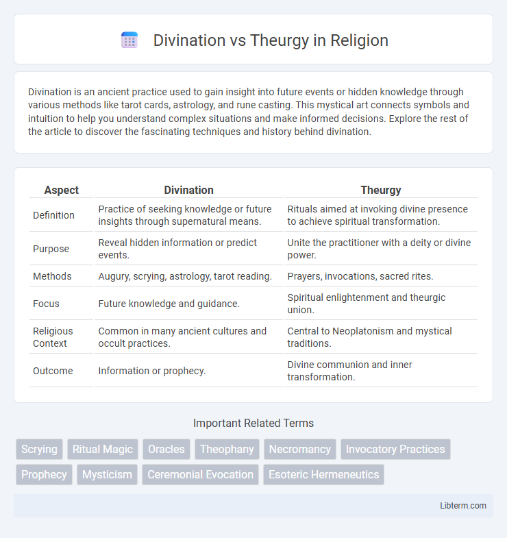 Theurgy vs Divination in Religion - What is The Difference?