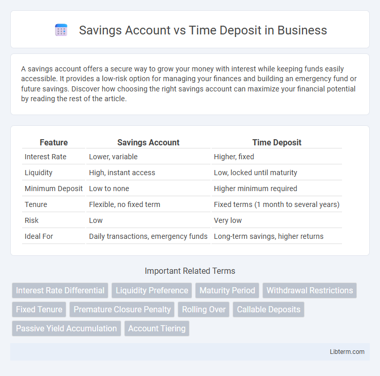 Time Deposit vs Savings Account in Business - What is The Difference?
