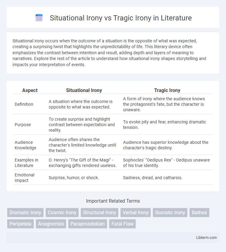 Tragic Irony vs Situational Irony in Literature - What is The Difference?