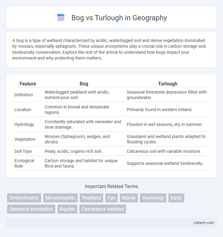 Turlough vs Bog in Geography - What is The Difference?