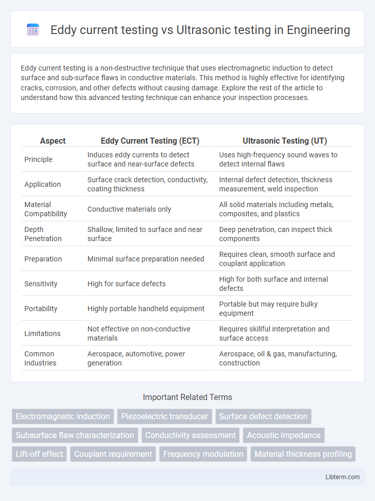 Ultrasonic testing vs Eddy current testing in Engineering - What is The Difference?