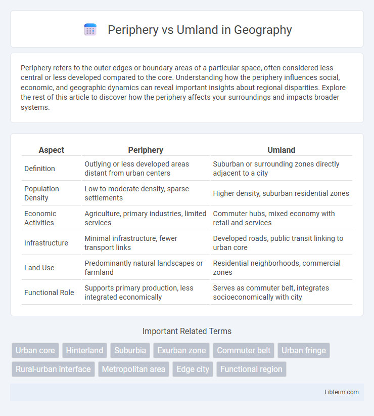 Umland vs Periphery in Geography - What is The Difference?