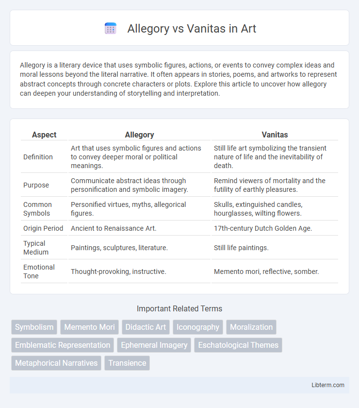 Vanitas vs Allegory in Art - What is The Difference?