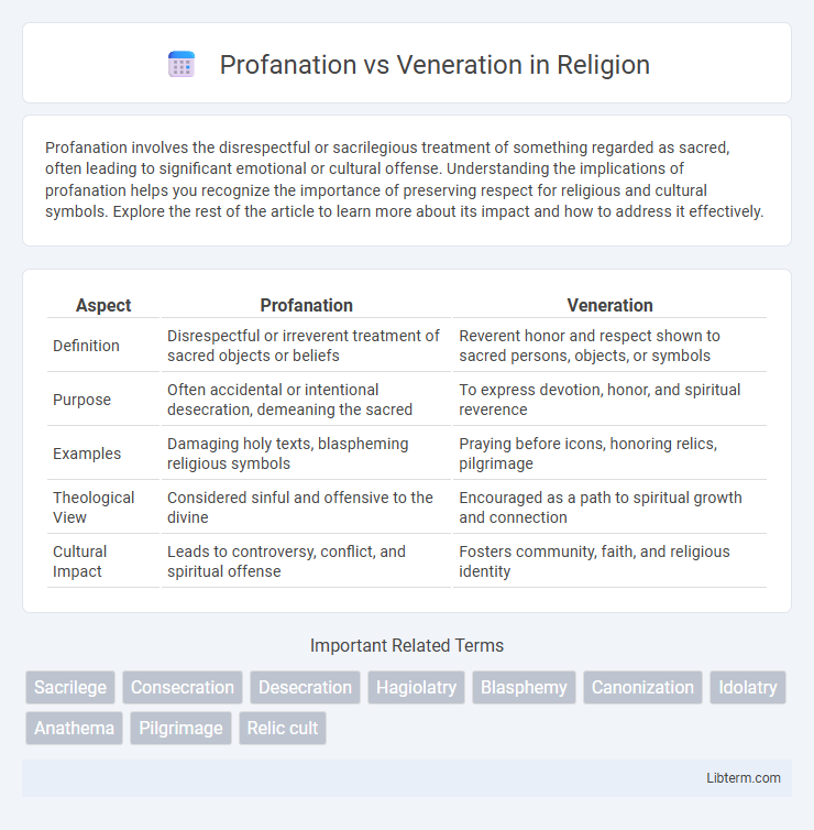 Veneration vs Profanation in Religion - What is The Difference?
