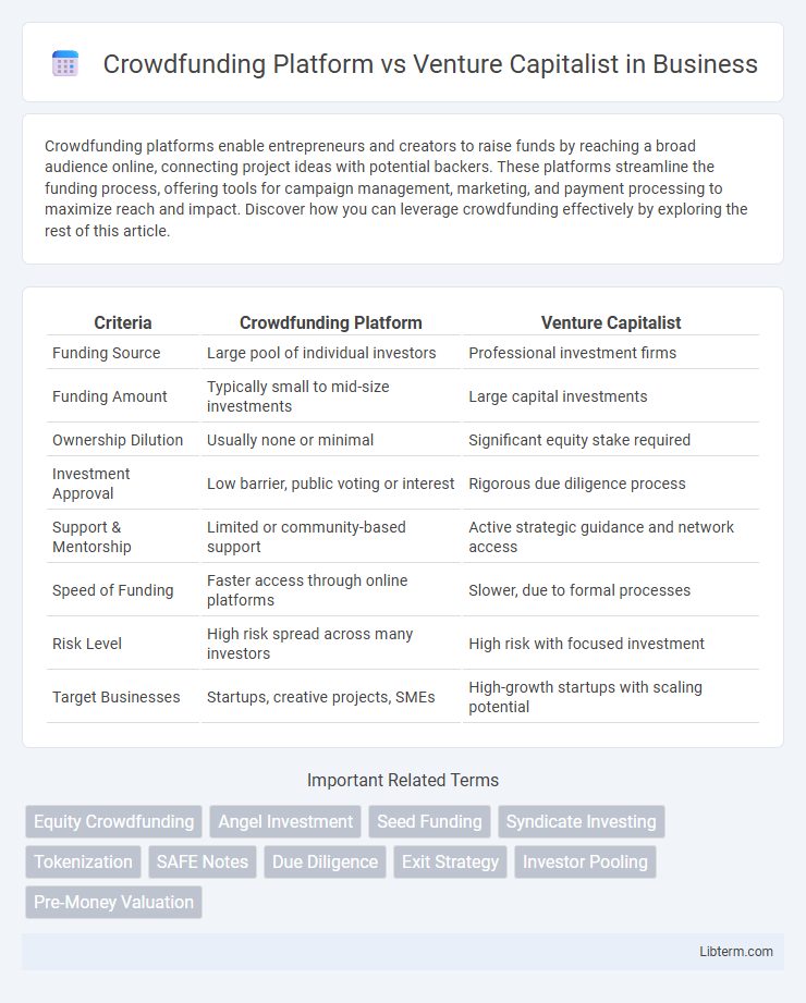 Venture Capitalist vs Crowdfunding Platform in Business - What is The Difference?