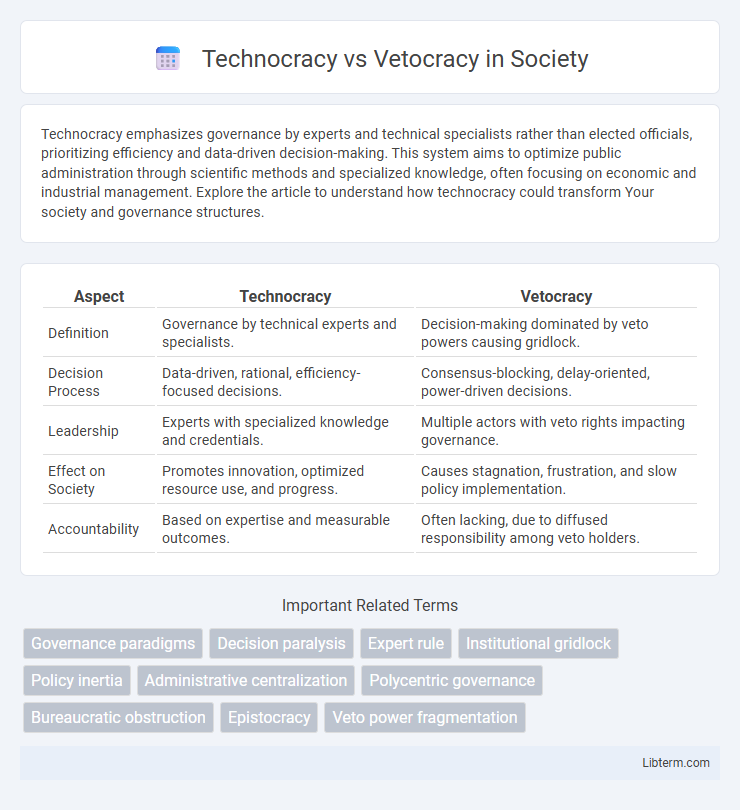 Vetocracy vs Technocracy in Society - What is The Difference?