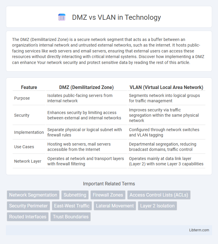 VLAN vs DMZ in Technology - What is The Difference?
