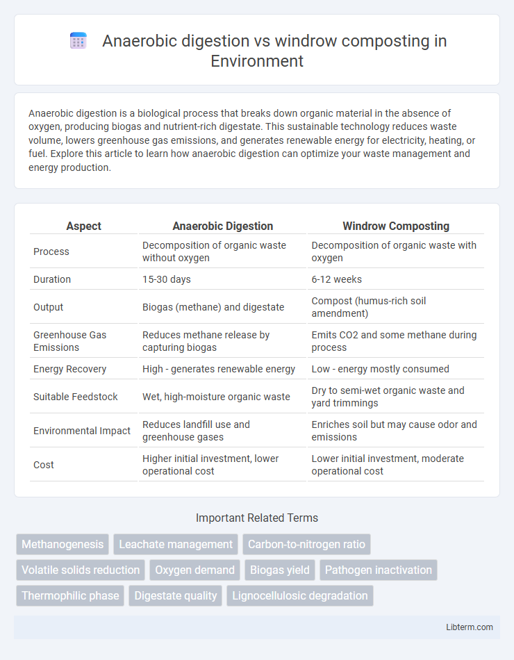 windrow composting vs Anaerobic digestion in Environment - What is The Difference?