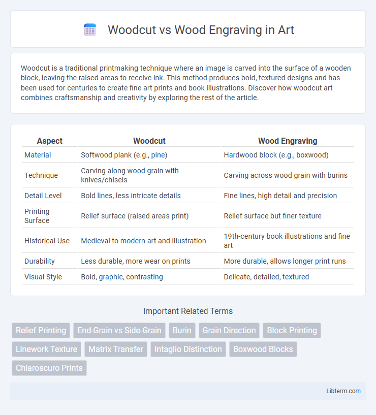 Wood Engraving vs Woodcut in Art - What is The Difference?