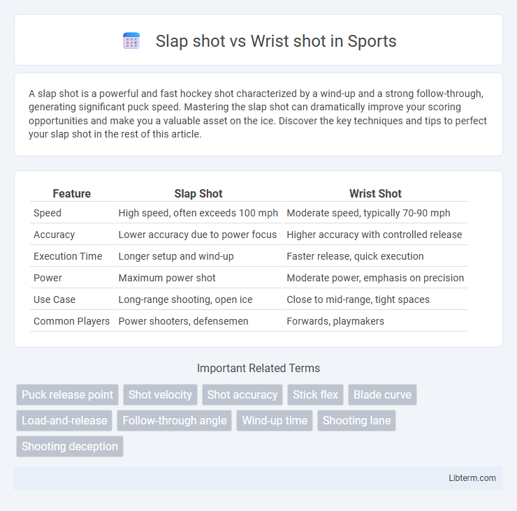 Wrist shot vs Slap shot in Sports - What is The Difference?