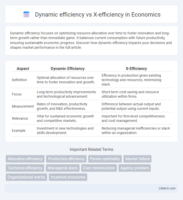 X-efficiency vs Dynamic efficiency in Economics - What is The Difference?