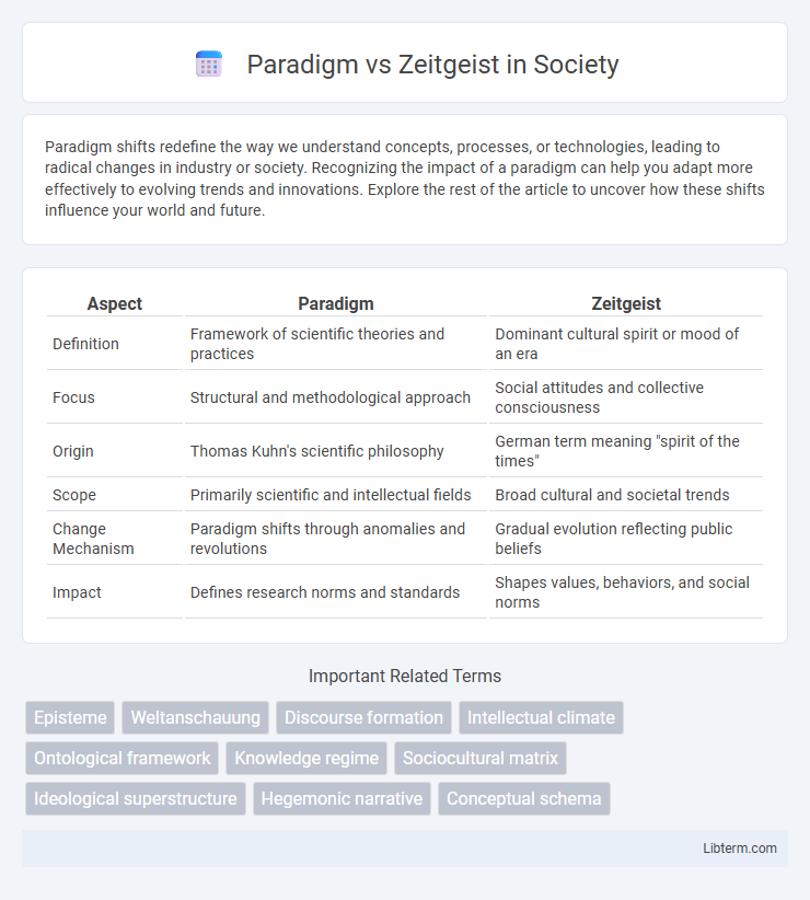 Zeitgeist vs Paradigm in Society - What is The Difference?