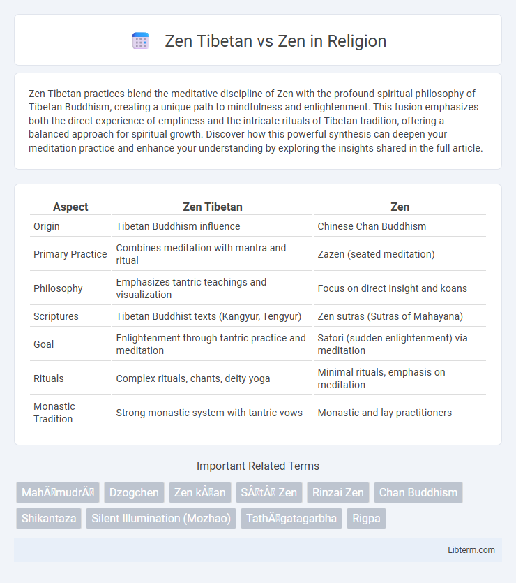 Zen vs Zen Tibetan in Religion - What is The Difference?