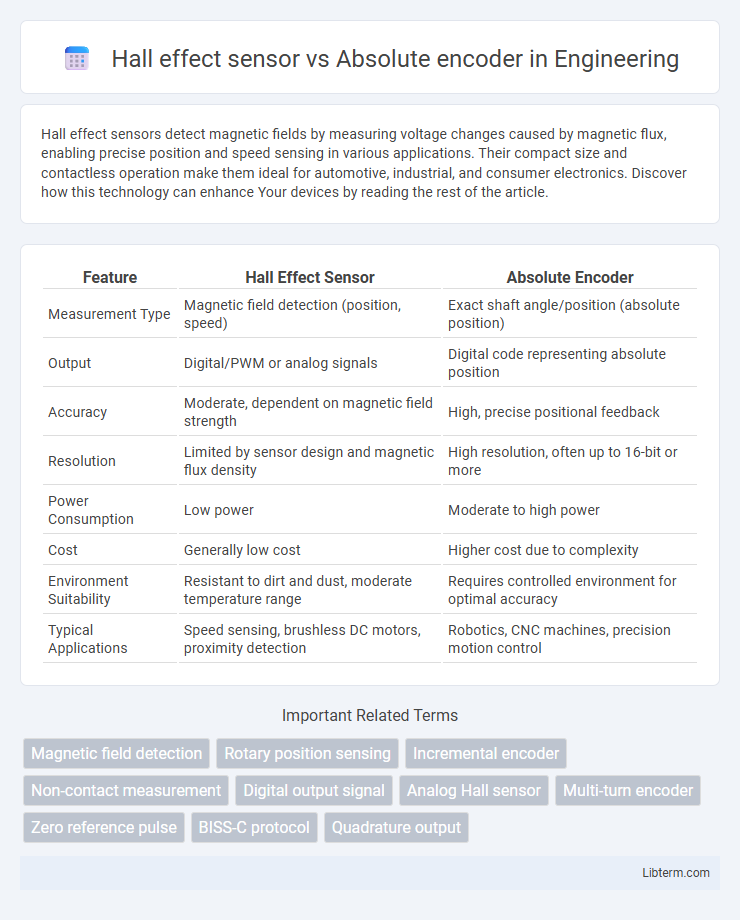 Absolute encoder vs Hall effect sensor in Engineering - What is The Difference?