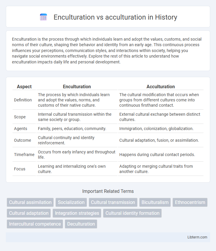 acculturation vs Enculturation in History - What is The Difference?
