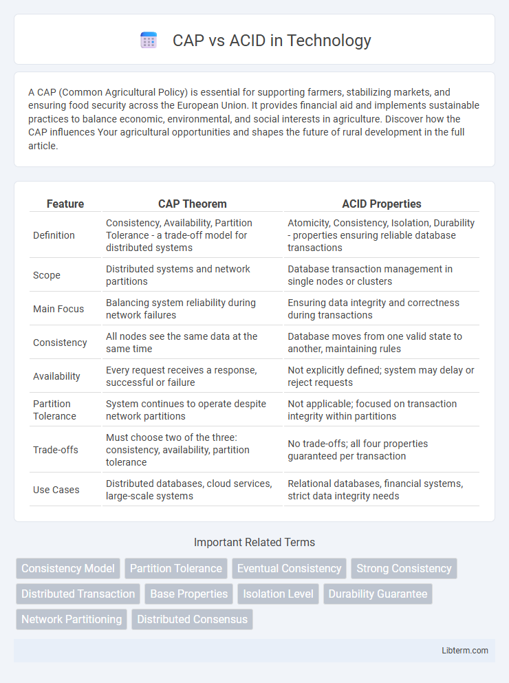 ACID vs CAP in Technology - What is The Difference?