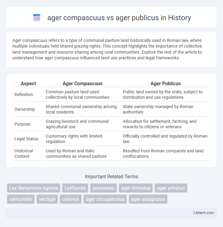ager publicus vs ager compascuus in History - What is The Difference?