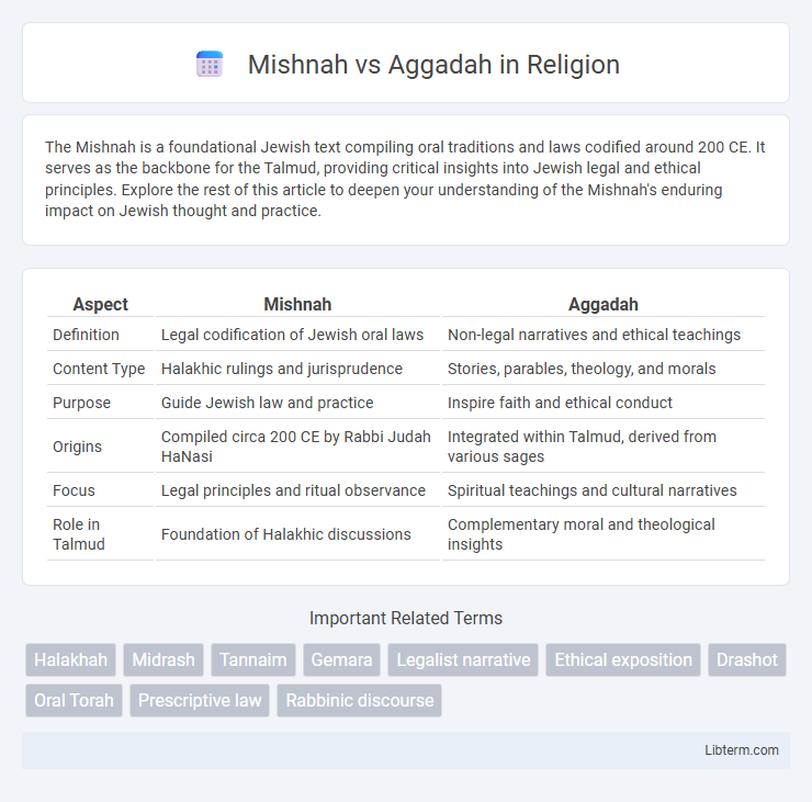 Aggadah vs Mishnah in Religion - What is The Difference?