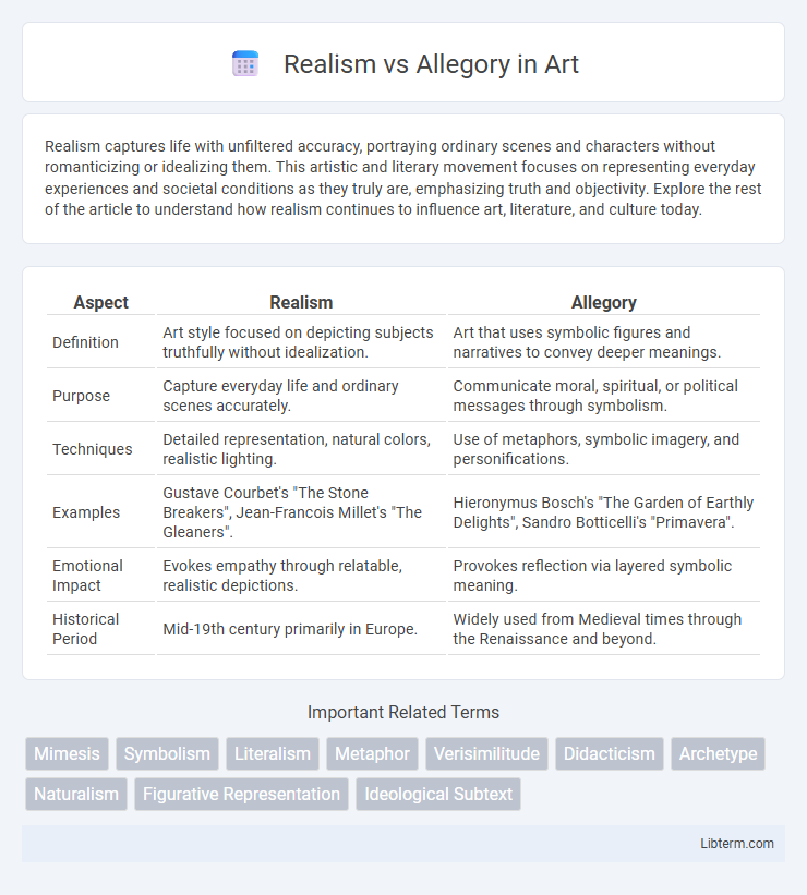 Allegory vs Realism in Art - What is The Difference?