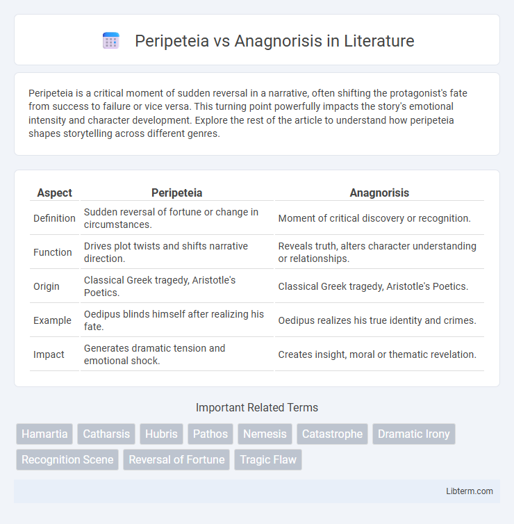 Anagnorisis vs Peripeteia in Literature - What is The Difference?