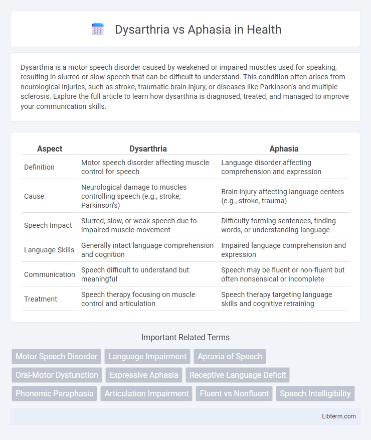 Aphasia vs Dysarthria in Health - What is The Difference?