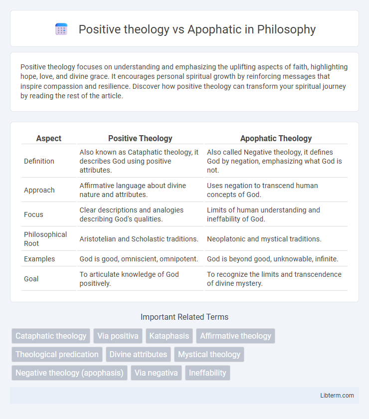 Apophatic vs Positive theology in Philosophy - What is The Difference?