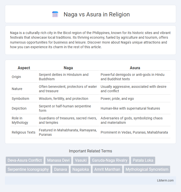 Asura vs Naga in Religion - What is The Difference?