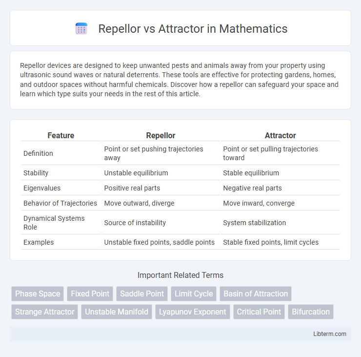 Attractor vs Repellor in Mathematics - What is The Difference?