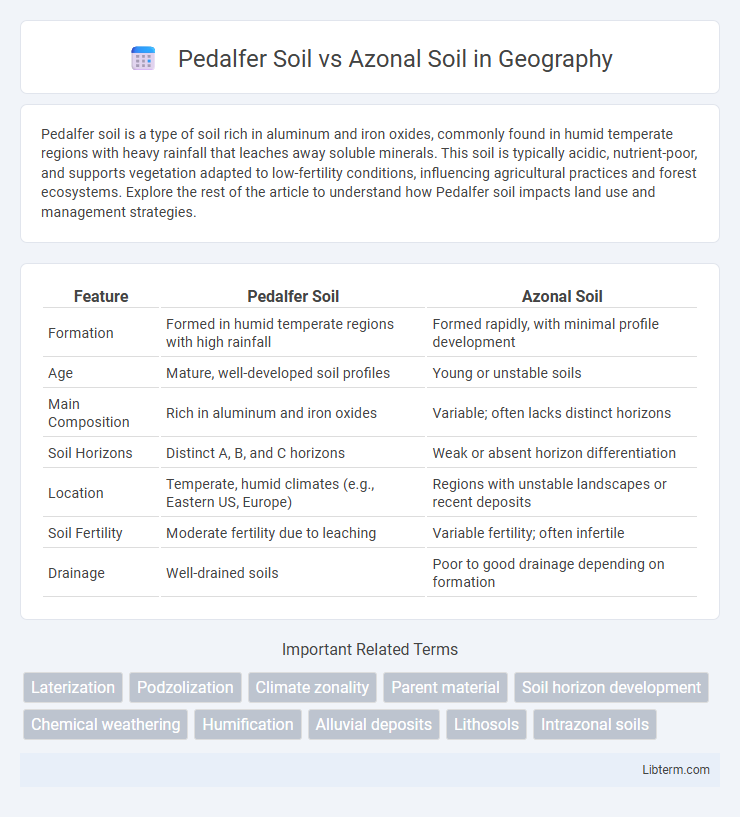 Azonal Soil vs Pedalfer Soil in Geography - What is The Difference?