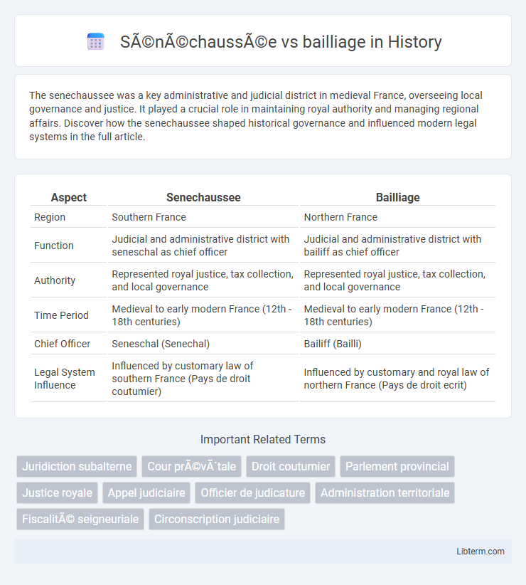 bailliage vs Sénéchaussée in History - What is The Difference?