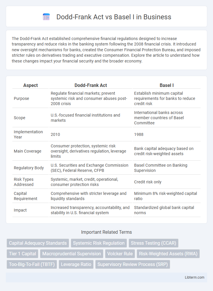 Basel I vs Dodd-Frank Act in Business - What is The Difference?