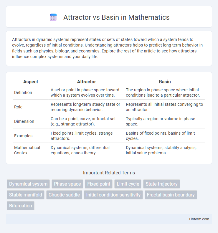 Basin vs Attractor in Mathematics - What is The Difference?