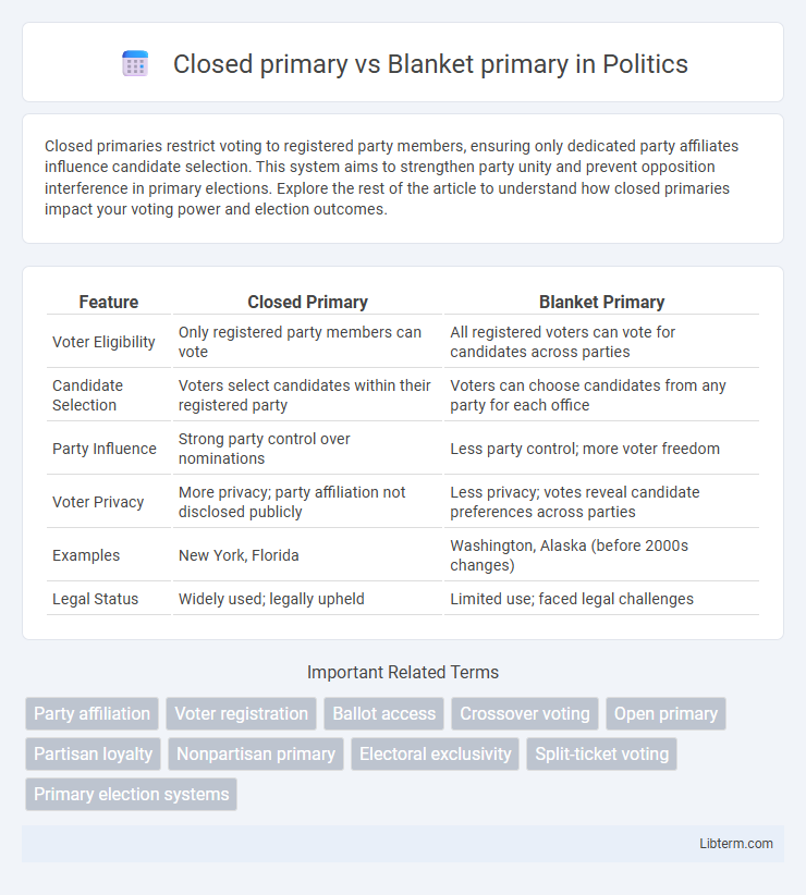 Blanket primary vs Closed primary in Politics - What is The Difference?