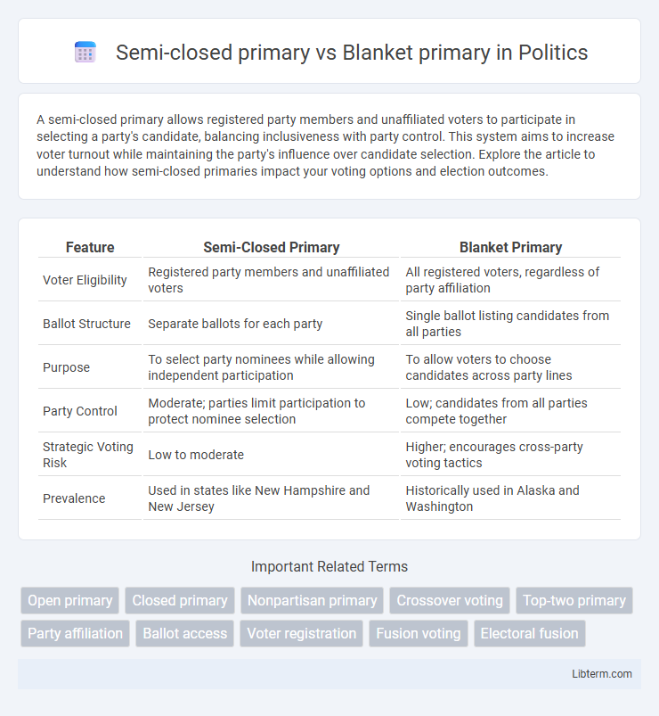 Blanket primary vs Semi-closed primary in Politics - What is The Difference?