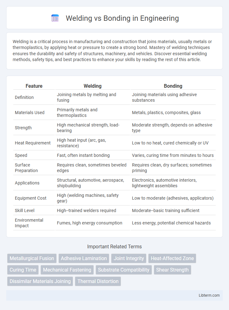 Bonding vs Welding in Engineering - What is The Difference?