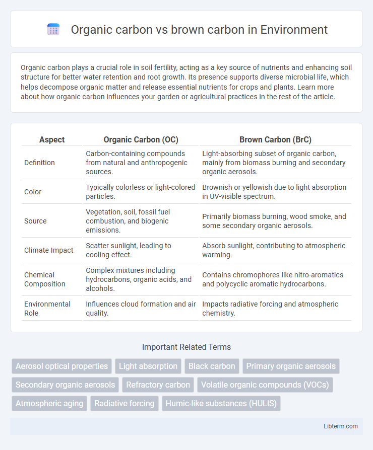 brown carbon vs Organic carbon in Environment - What is The Difference?