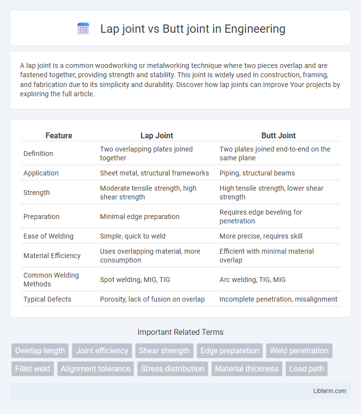 Butt joint vs Lap joint in Engineering - What is The Difference?