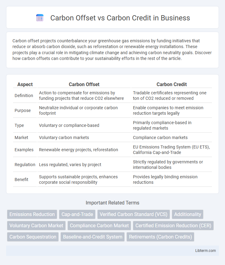 Carbon Credit vs Carbon Offset in Business - What is The Difference?