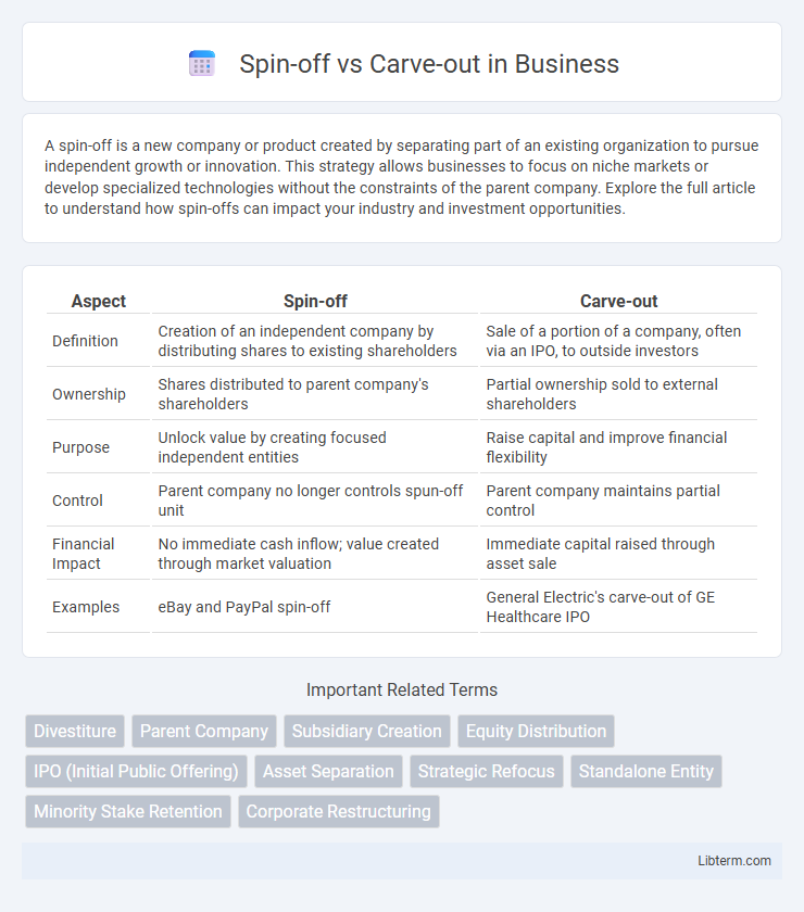 Carve-out vs Spin-off in Business - What is The Difference?