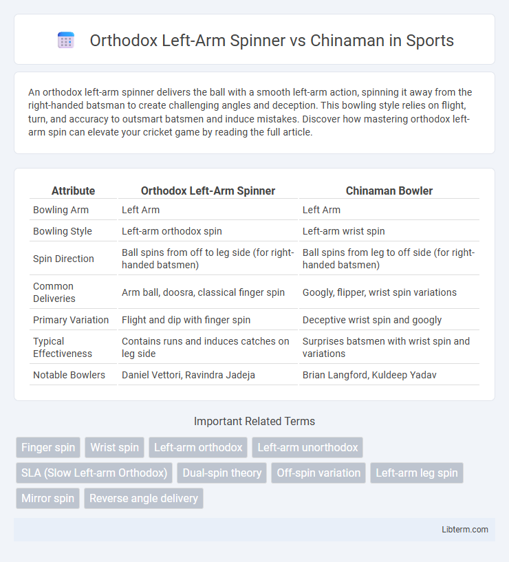 Chinaman vs Orthodox Left-Arm Spinner in Sports - What is The Difference?