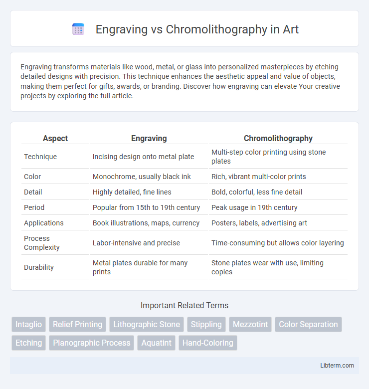 Chromolithography vs Engraving in Art - What is The Difference?