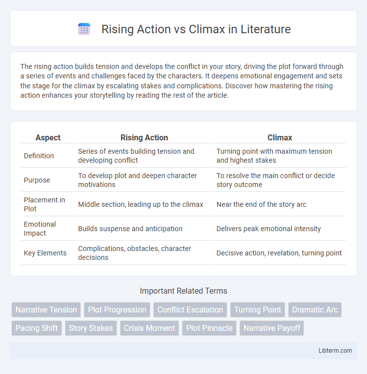 Climax vs Rising Action in Literature - What is The Difference?