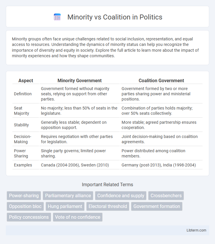 Coalition vs Minority in Politics - What is The Difference?