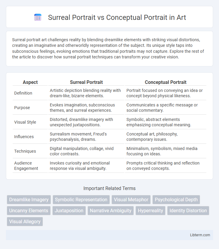 Conceptual Portrait vs Surreal Portrait in Art - What is The Difference?