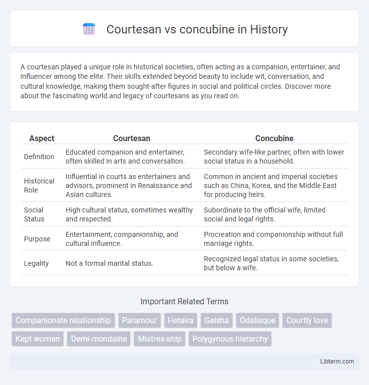 concubine vs Courtesan in History - What is The Difference?