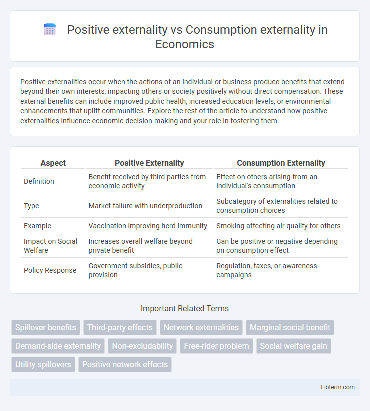 Consumption externality vs Positive externality in Economics - What is The Difference?