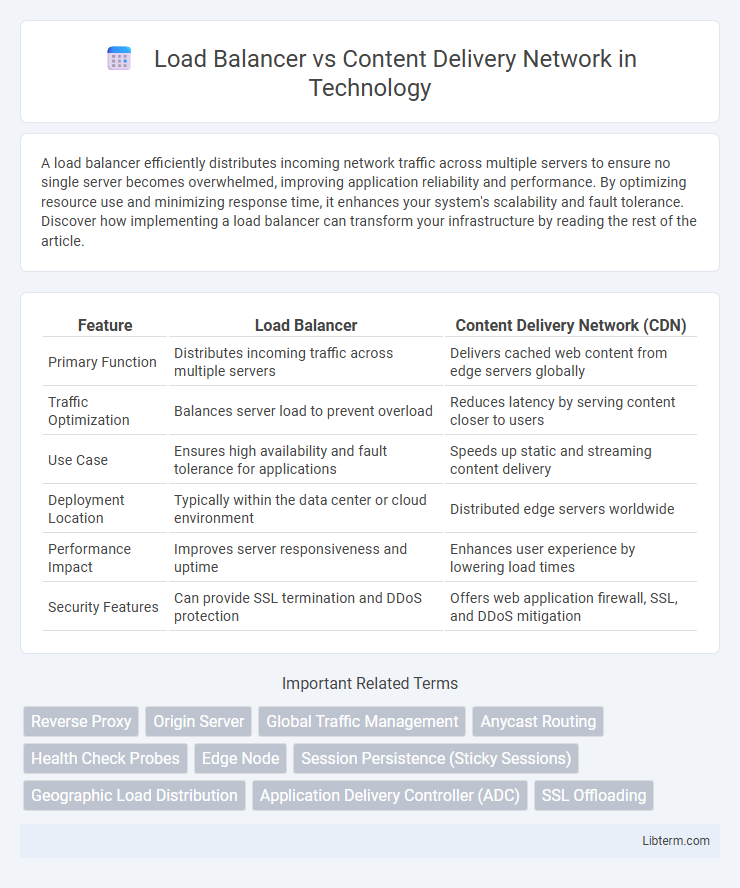Content Delivery Network vs Load Balancer in Technology - What is The Difference?
